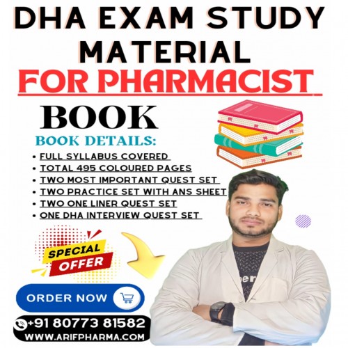 DHA Exam Study Material For Pharmacist Book