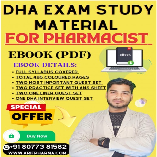DHA Exam Study Material For Pharmacist eBook